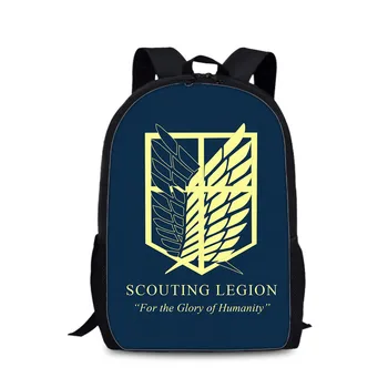 

Hot Attack On Titan Bag Japan Anime Printing Backpacks For Teenagers School Student Bag Fans Best Collection Souvenirs Mochilas