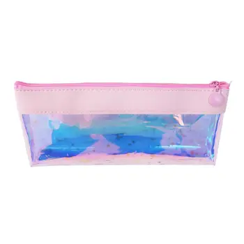 

Lovely Girls Transparent Pen Pouch Case Student Stationery Bag Gift