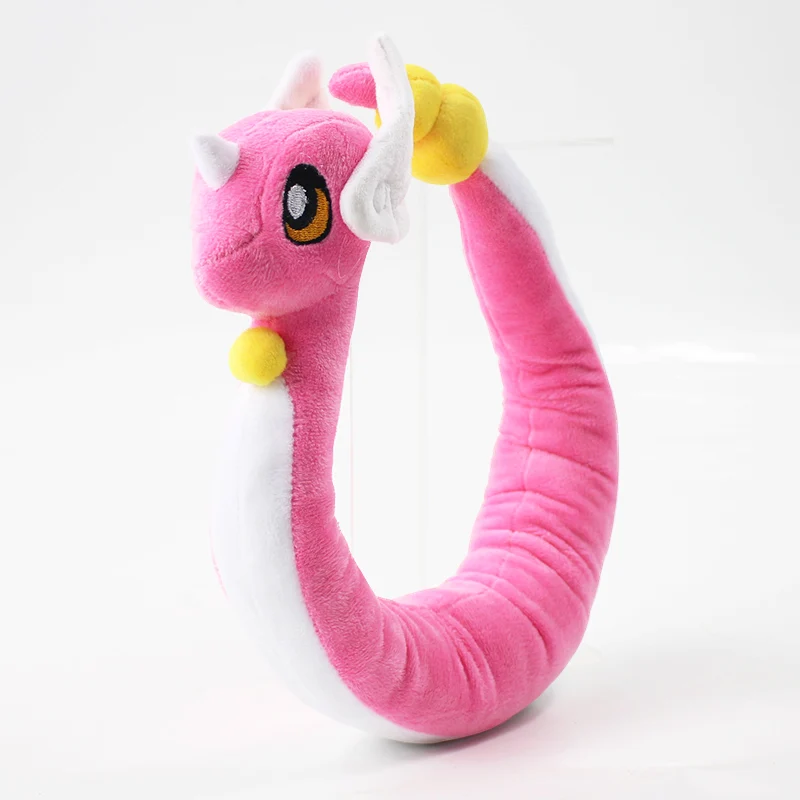 Аниме Хо-о Стрекоза розовая плюшевая игрушка Феникс, дракон 7-го поколения Солнце Луна игрушечные животные куклы - Цвет: Dragonair