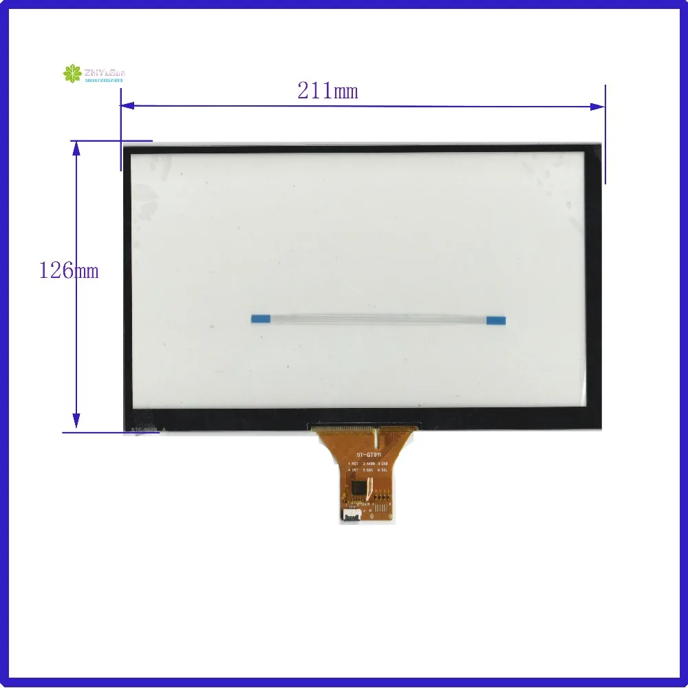 Prezzo 211*126 6 linea 1024*600 touch screen cavo a nastro 9 pollice di tocco capacitivo dell automobile dello schermo DVD schermata di navigazione GT911 6 pin