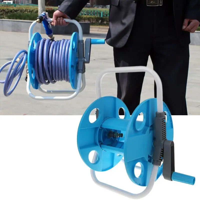 

Portable Water Pipe Hose Reel Holder Winding Device For Washing Cars Garden Tool Outdoor Plant
