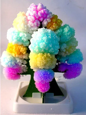 

Paper Magician Magic Colorful Christmas Tree Magic Growing Tree Liquid DIY NON-TOXIC Blossom Artificial Paper Flower Kids Toys
