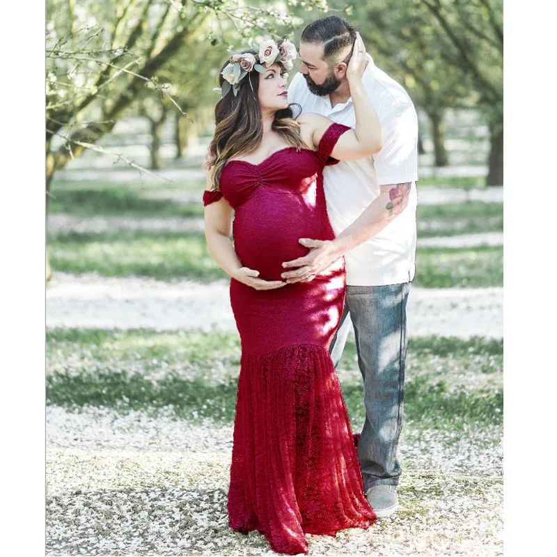 Maternity Lace Dress for Maternity Photography