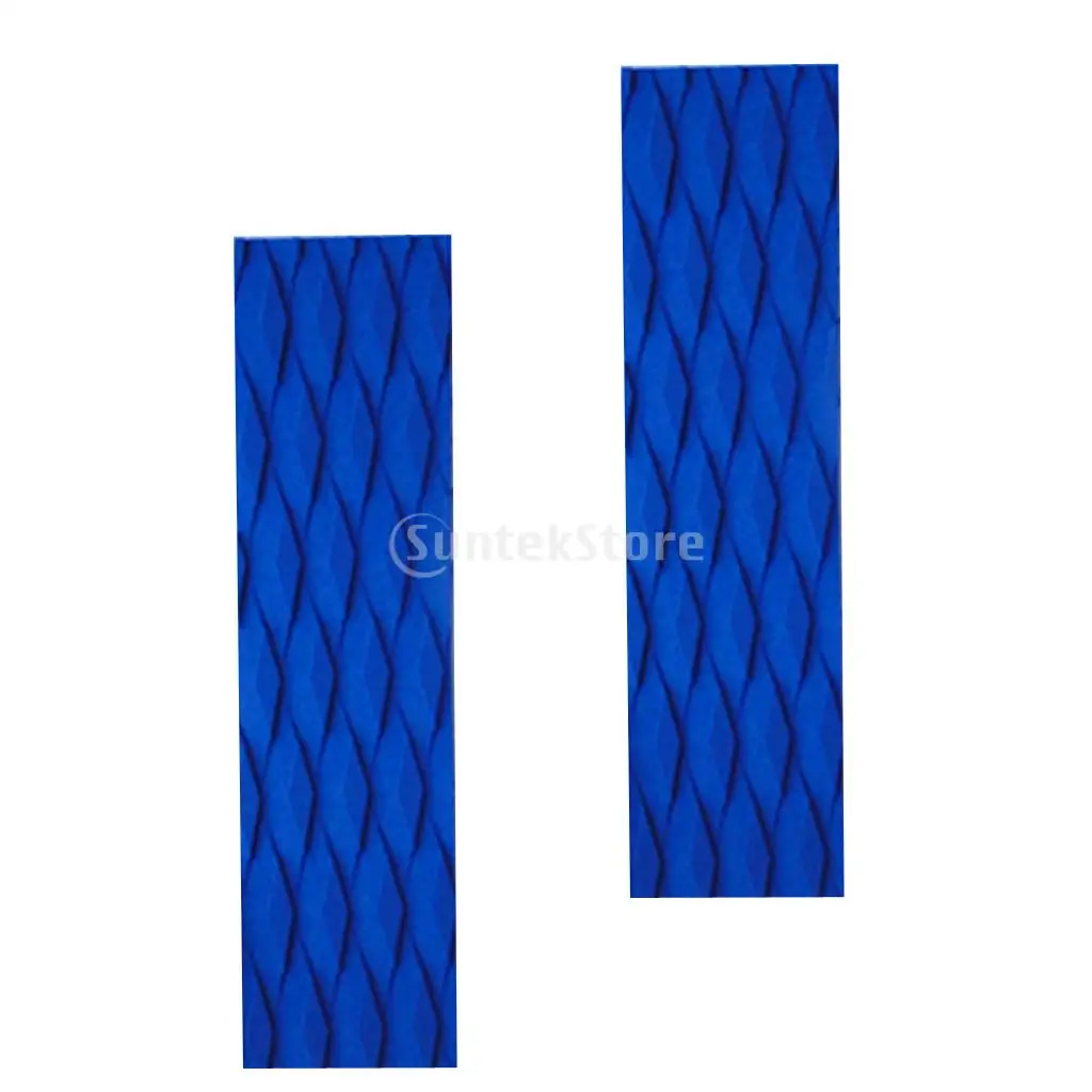 2Pcs Non-Slip EVA Surfboard Traction Pad Deck Bar Grip Tail Pad Skimboard SUP Surfing Surf Board Shortboard Long Board Accessory
