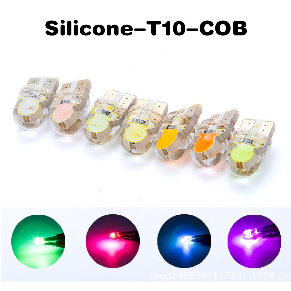 

YSY 200X Crystal T10 cob LED CANBUS W5W 168 501 194 12V Led Interior Lighting Bulb License Plate Clearance Lights Car Styling