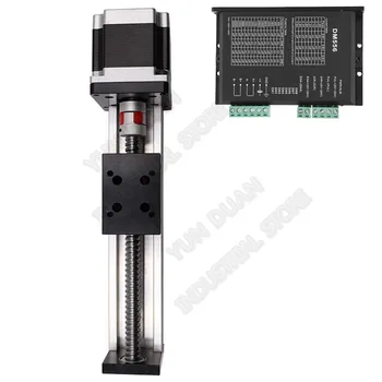 

400MM 0.4M Stroke Electric Linear Guide Slide Module Mobile Platform BallScrew Rod & NEMA23 57MM 1.2Nm Stepper Motor Driver Kits