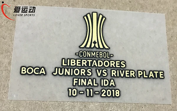 Речная пластина FINAL COPA LIBERTADORES набор значков CONMEBOL LIBERADORES детали финального матча+ трофей 3 значок