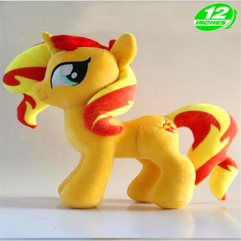 1 шт. Ограниченная серия 32 см 288 г подарок для ребенка My Pet Little Horse Sunset Shimmer Toy|Игровые