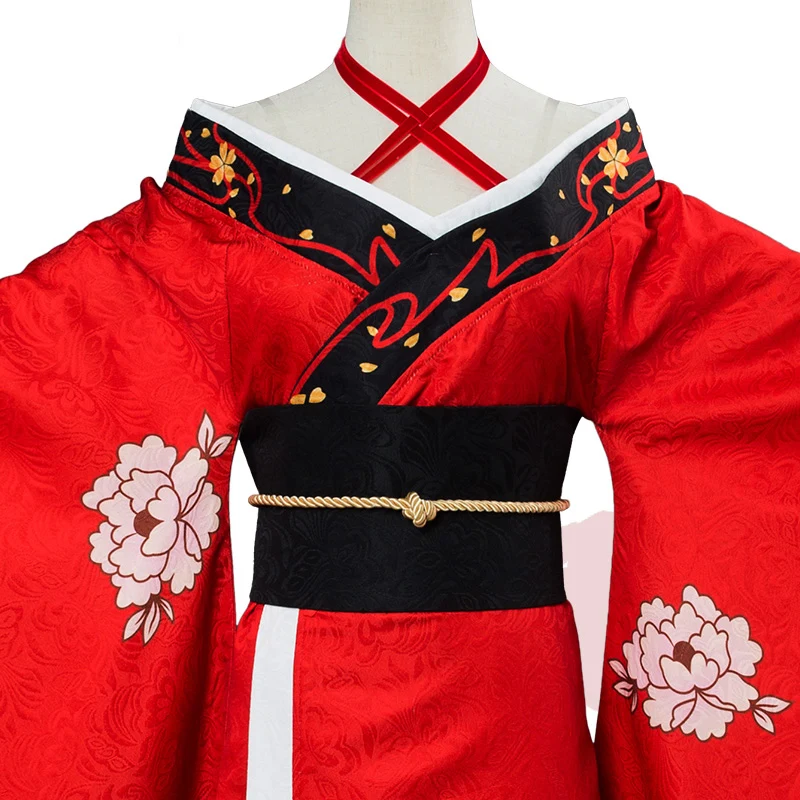 Аниме! Fate/Grand Order FGO Tomoe Gozen кимоно с эссенцией Униформа красное платье карнавальный