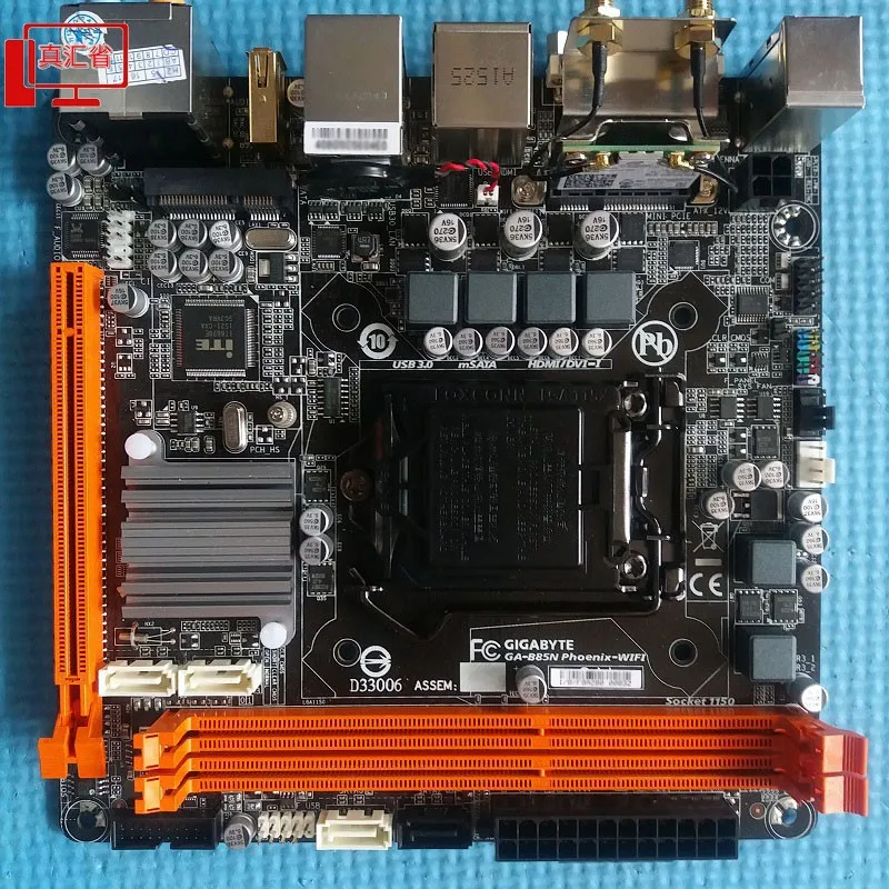 

MINI-ITX 17*17 HTPC For Gigabyte GA-B85N Phoenix-WIFI Used Motherboard B85N Phoenix B85 Socket LGA 1150 DDR3 USB3.0 SATA3.0