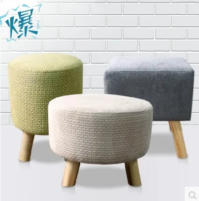 Past Fabric Sofa Stool Changing His Past Fabric Sofa Stool Changing His Shoes Fashion Small