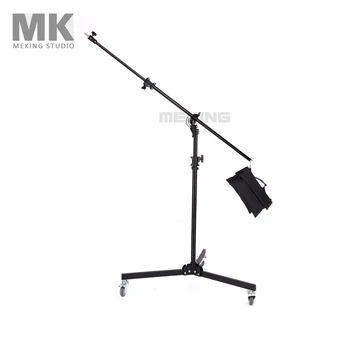 

Meking Multi Function Light Boom stand Double Duty with Sand Bag 380cm/12ft M-4 support system Photo Studio Accessories