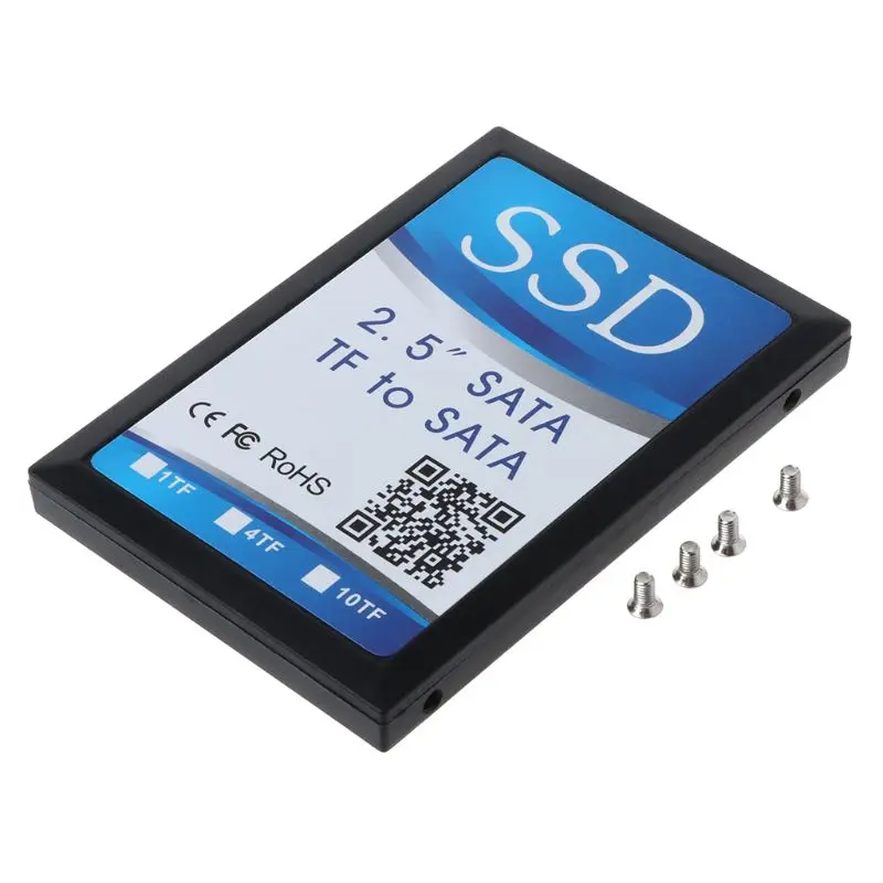 4 Micro SD на SATA 2 5 дюйма самодельный TF SSD твердотельный накопитель групповой RAID