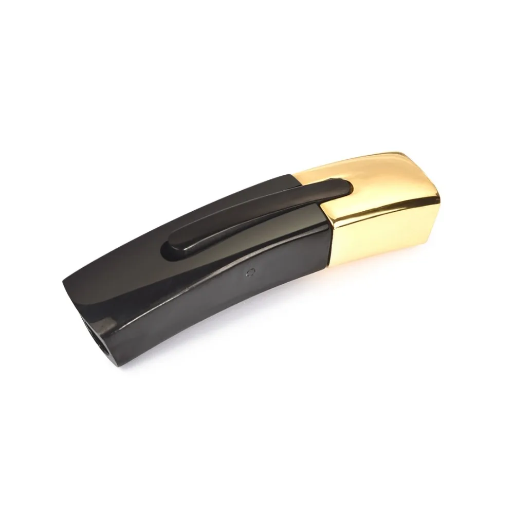 

Stainless Steel Bayonet Clasps Hole 8x4mm Yellow Black Leather Bracelet Cord Clasp for Men Jewelry Making Metal Findings