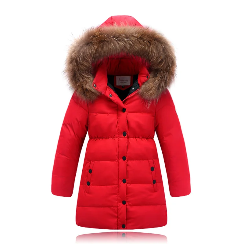 girls red winter coat