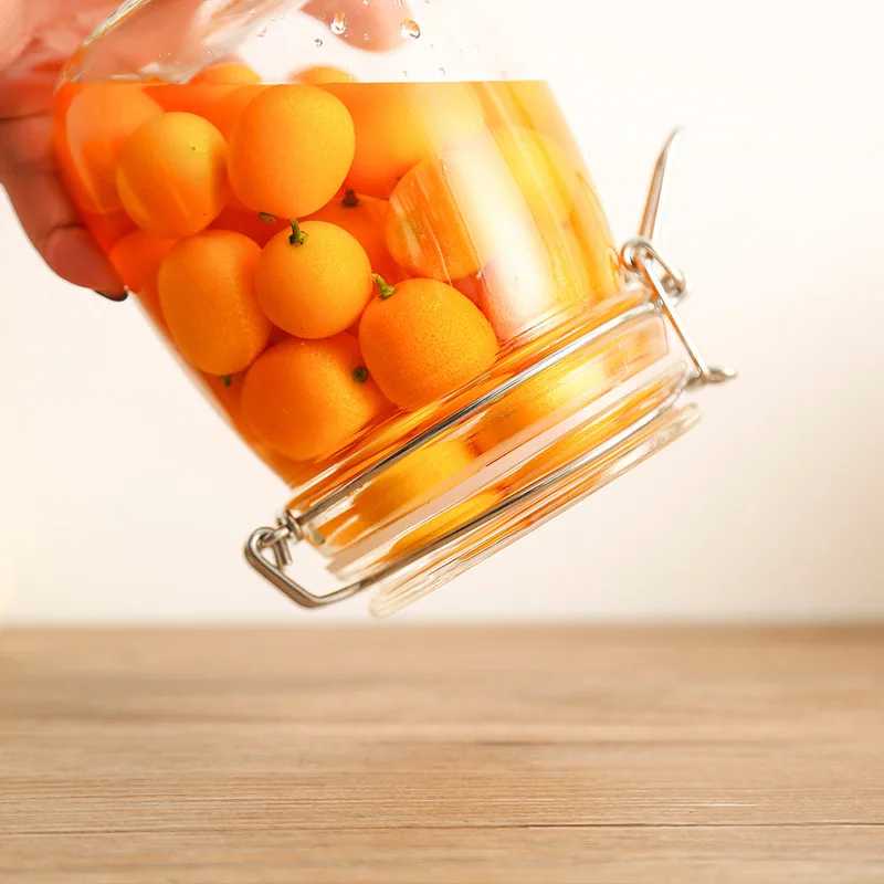 1 قطع العسل زجاجة تخزين جرة وعاء السكر الجرار للتوابل potes دي cozinha armazenamento الجرار لتخزين مختومة للماء