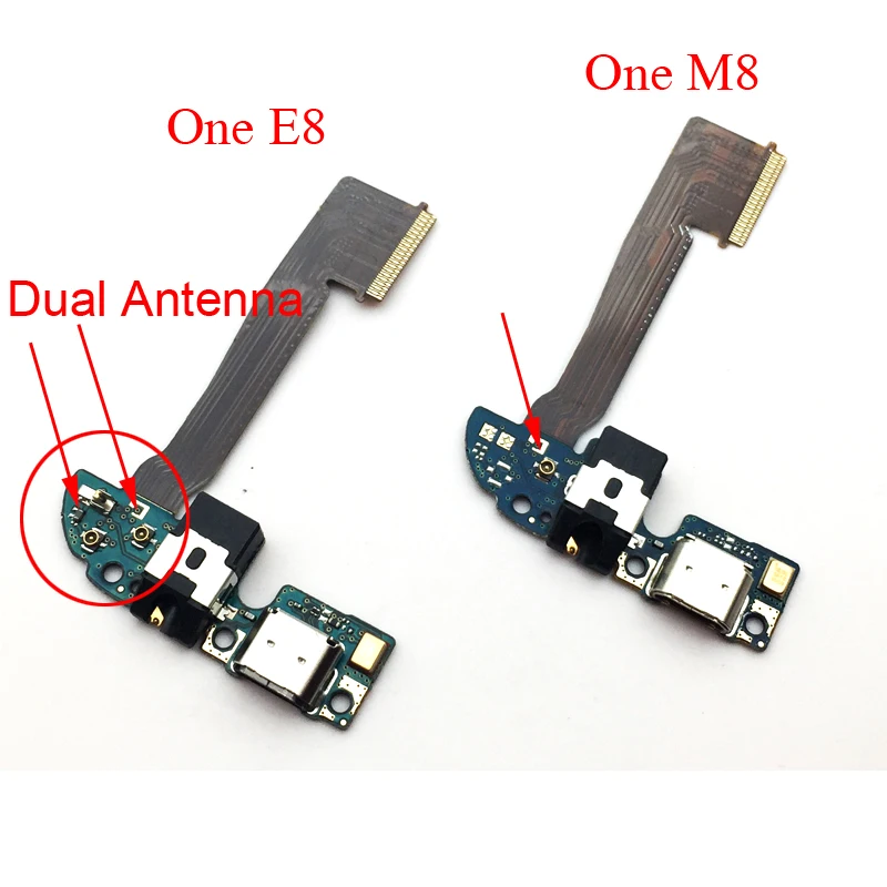 10 шт./лот,, для htc One M8 831c E8, usb порт для зарядки, док-станция с микрофоном, гибкий кабель, замена