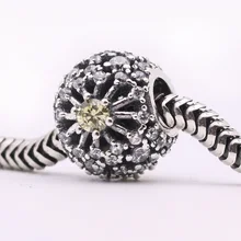 Fit Pandora pulseras cenicienta deseo granos Original 925 encantos de la plata esterlina con Cubic Zirconia de la joyería DIY