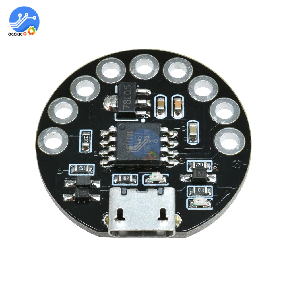 Микро usb LilyTiny LilyPad ATtiny85 макетная плата для Arduino DIY Kit программируемый SRAM Digispark