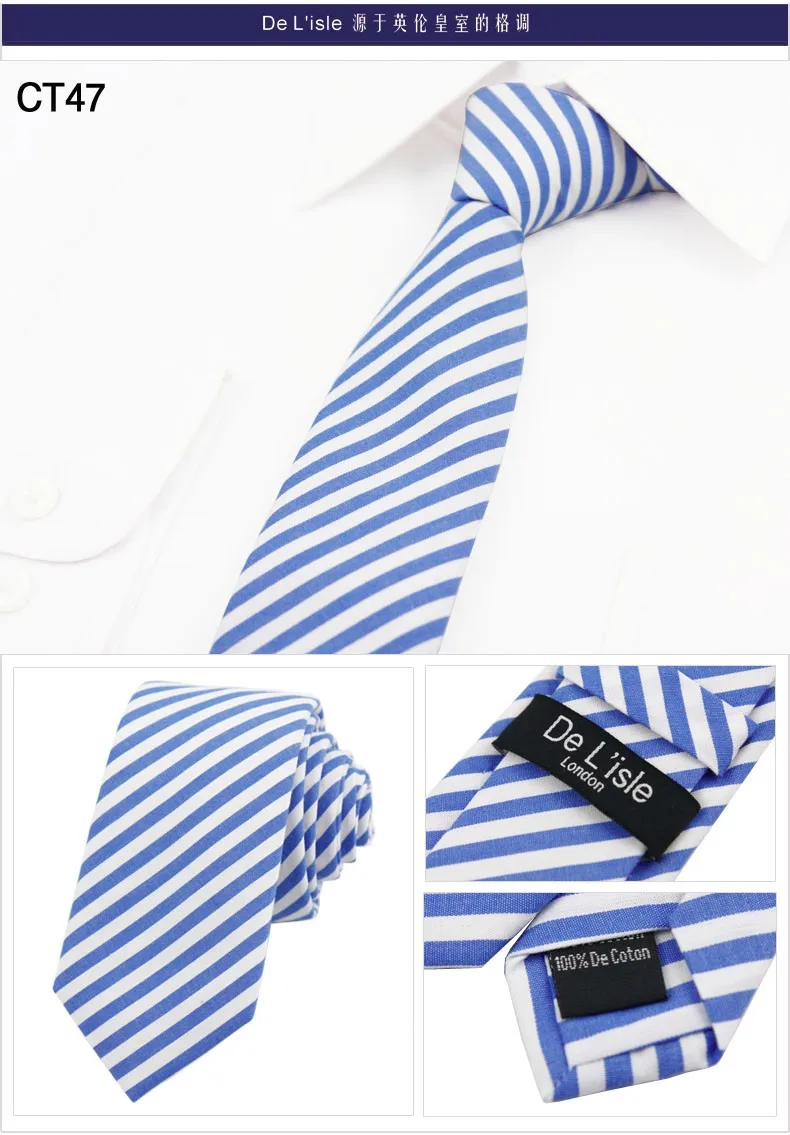 Высокое качество 100% Цветной хлопок 6 см узкий галстук Для женщин Для мужчин тощий тонкий галстук Колледж элегантный дизайн премиум подарок