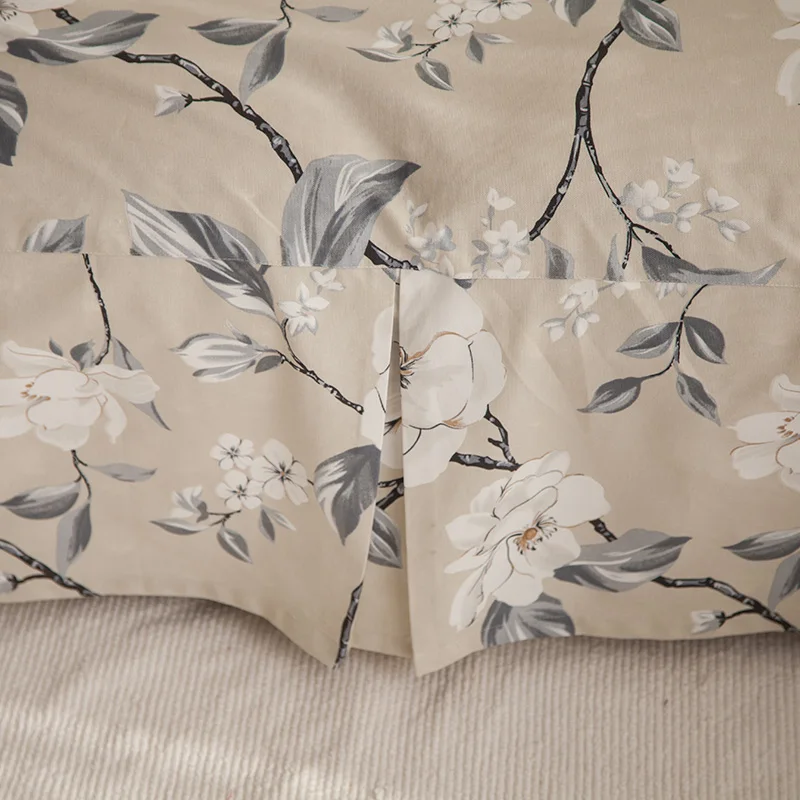 Бежевый хлопковый чехол для дивана с цветами свежий дивана|cloth sofa covers|sofa coverplain covers