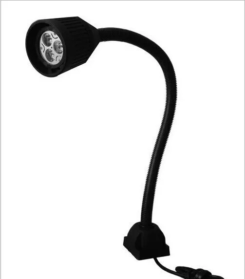 Taladradora 110V-220V Iluminaci/ón de la m/áquina Luz de trabajo LED de aleaci/ón de aluminio ajustable para torno Brazo largo 7 Fresadora CNC
