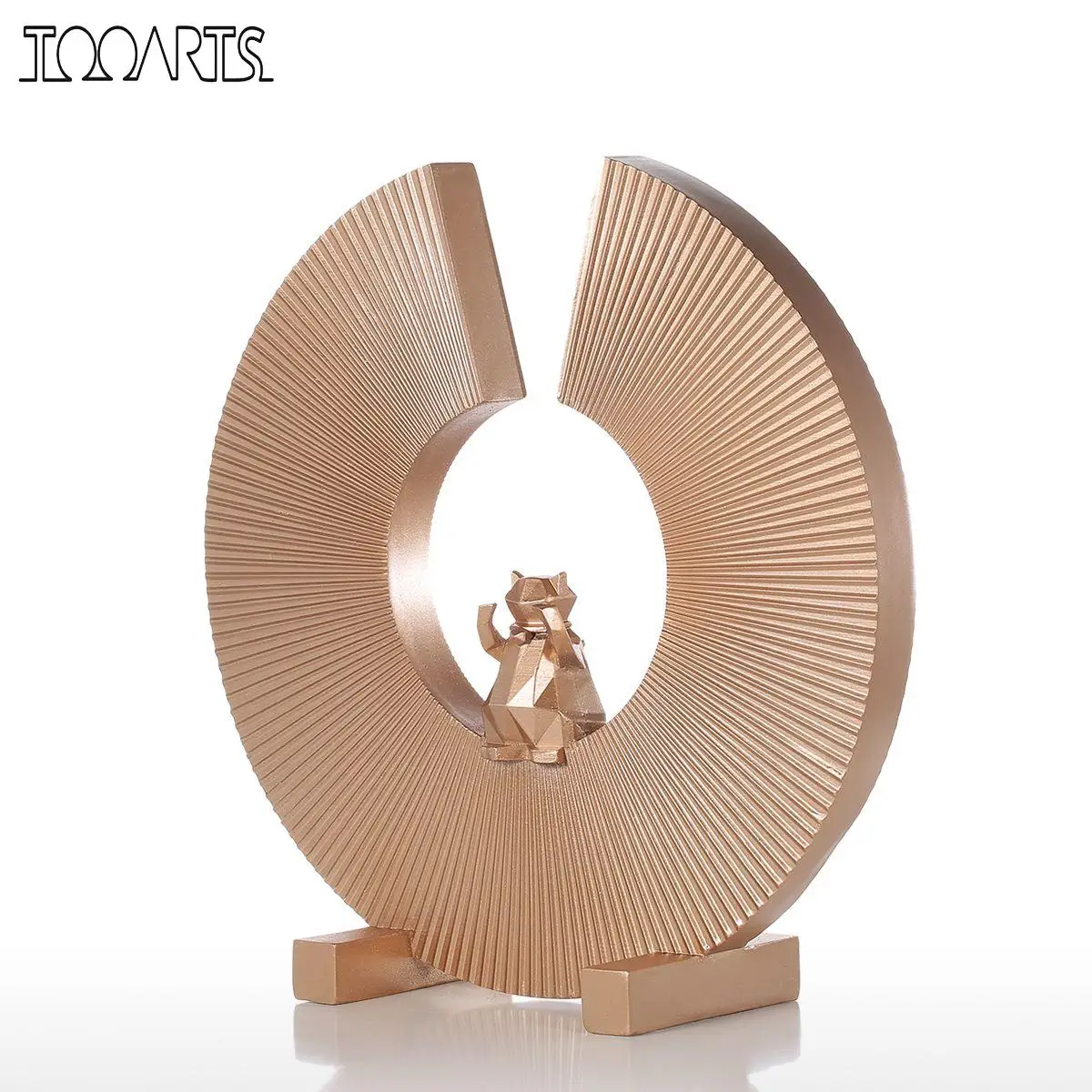 Goedkoop Tooarts Tomfeel Fortuin Kat Hars Sculptuur Moderne Kunst Interieur Standbeeld Beeldje Ornament Voor Home Office
