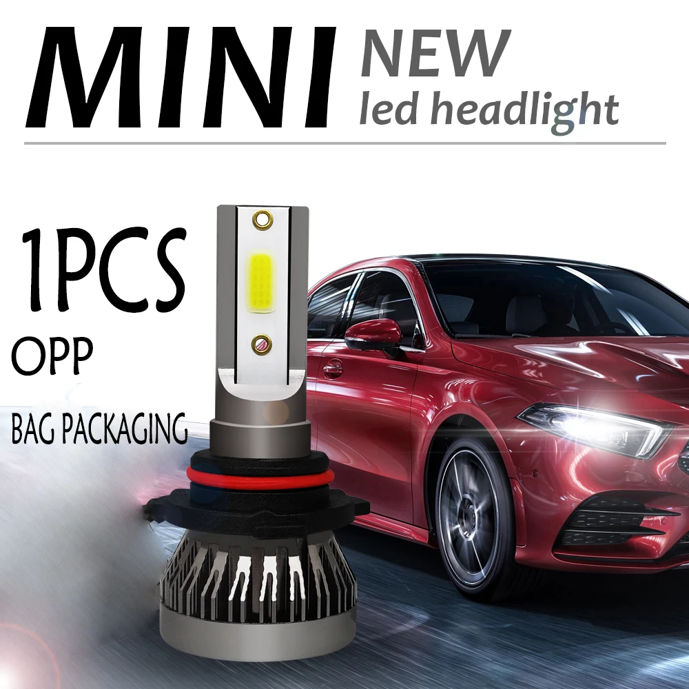 

1PCS Car headlight Mini Lamp H7 LED Bulbs H1 LED H4 H8 H9 H11 Headlamps Kit 9005 HB3 9006 HB4 For Auto 12V LED 45W 6000LM Bulb