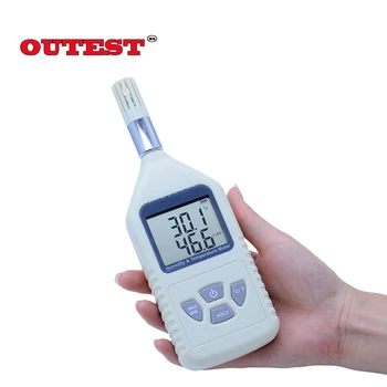 

Digital hygrometer 5%RH ~ 98%RH(-10~50C) humidity temperature tester + MAX MIN Data hold function GM1360