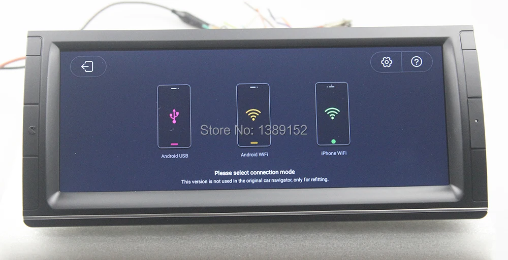 10.25inch Android Car Multimedia GPS Navigation for BMW 5-E39-E38 X5-E53 12