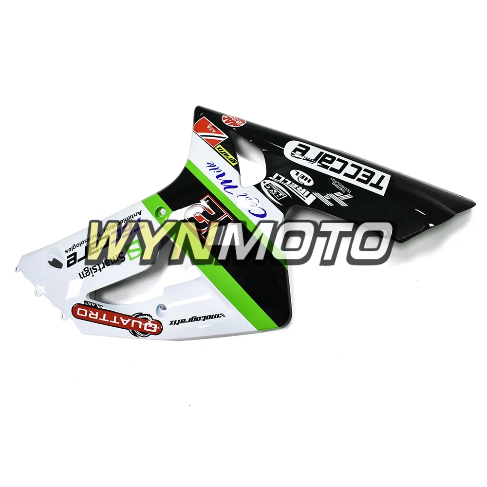 Белые красные зеленые полные Обтекатели для Kawasaki ZX 6R 03 04 ZX6R 2003 2004 год инъекции ABS