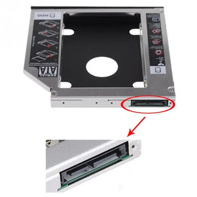2018 Universal 12.7mm SATA Hard Disk Drive HDD Adapter Bay External 3.0