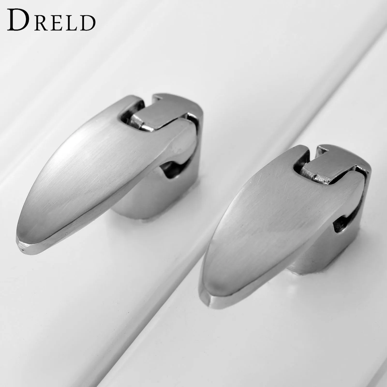 

DRELD 2Pcs Furniture Handles Alloy Mini Pull Knobs Bedroom Cupboard Drawer Cabinet Knobs and Handles Kitchen Door Pull Handles
