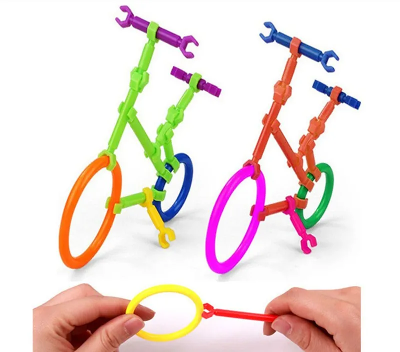 MOTOHOOD 420pcs Plastic Block Magic Building Block Sets Models & Building Toy For Children Enlighten Educational Toys Star Round (7)