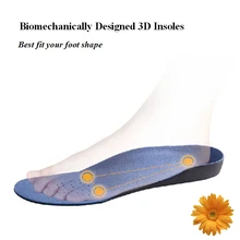 Кемпинг и Пешие прогулки 1 пара 3D Премиум Удобная ортопедическая обувь стельки Вставки Высокая арочная опорная площадка для женщин и мужчин