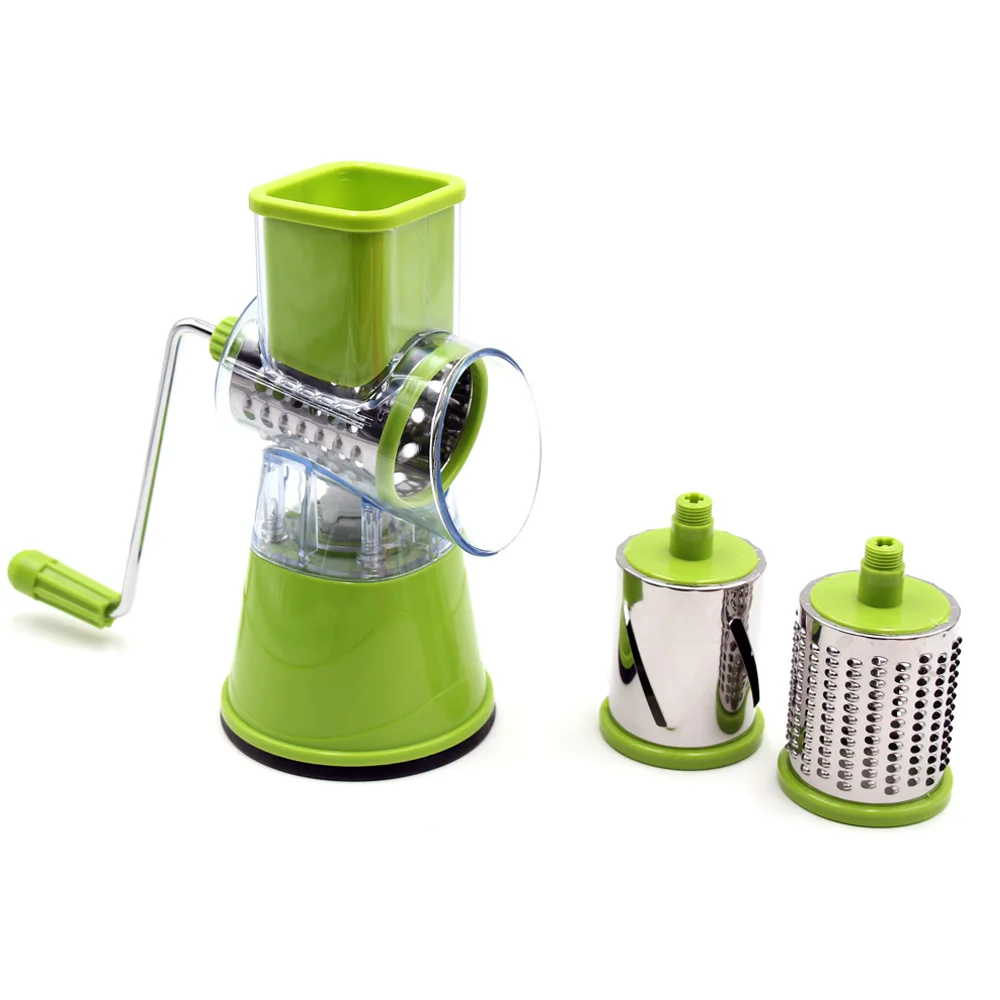 

LIHUACHEN Manual Vegetable Cutter Slicer Multifunctional Round Mandoline Slicer Potato Cheese Kitchen grater tools kitchen