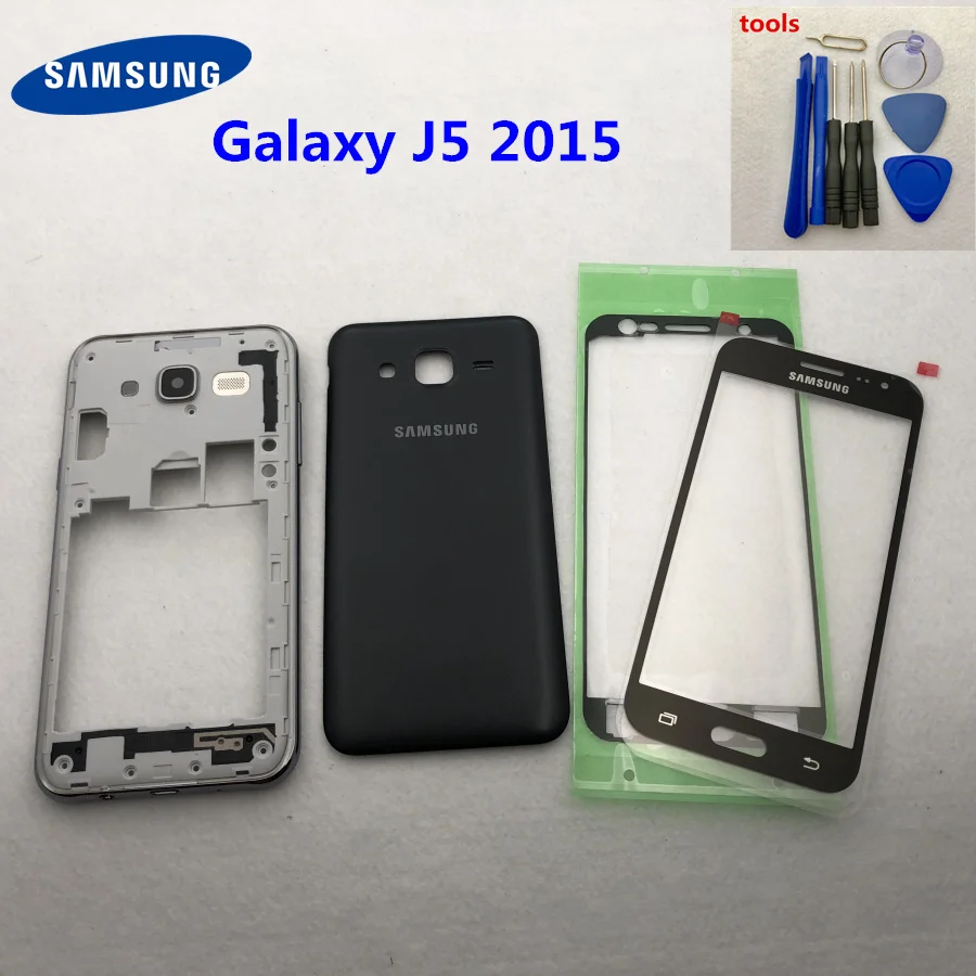 Для Samsung Galaxy J5 2015 j500 J500F J500H J500FN средняя рамка чехол для телефона с задней