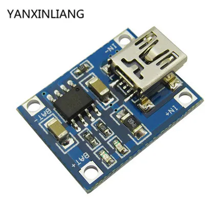 10pcs Lithium Battery Charger Module Board mini 5v USB 1A li-ion charger TP4056 new | Электронные компоненты и