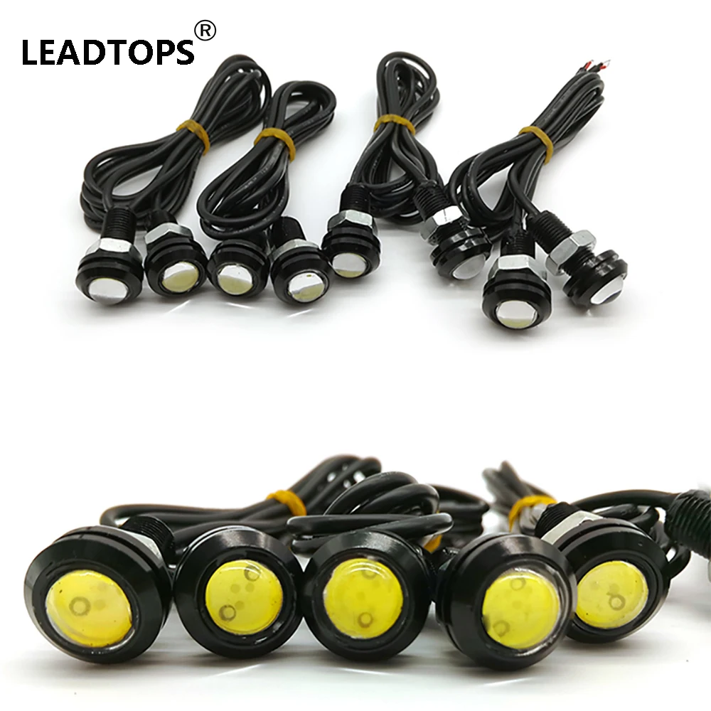 LEADTOPS 10ps 18 мм DRL светодиодный светильник с глазами орла источник s