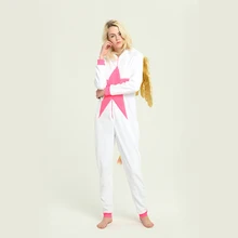 

NEW 2018 Fashion Tops Beautiful Unicorn Onesie Animal Pajamas Adult Children Sleepwear Kigurumi Cosplay Christmas Halloween