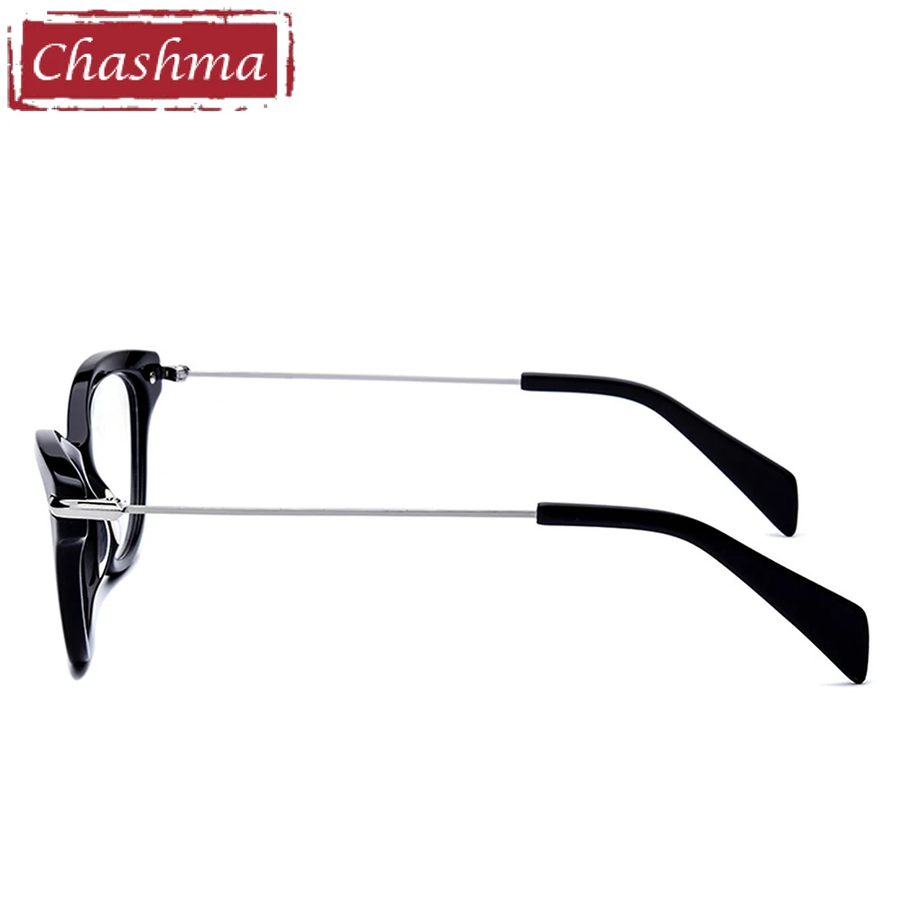 Женские ацетатные очки Chashma брендовые трендовые кошачий глаз в маленькой оправе