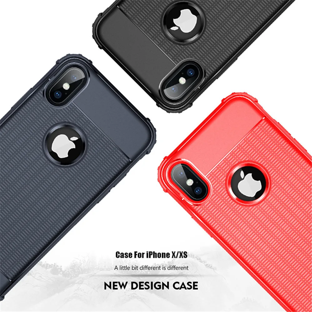 

ZRICKIE Ultra thin TPU Silicone Case for iphone XS MAX rubber Cover shockproof TPU cases for iphone X XS 8 7 plus 6 6s plus case