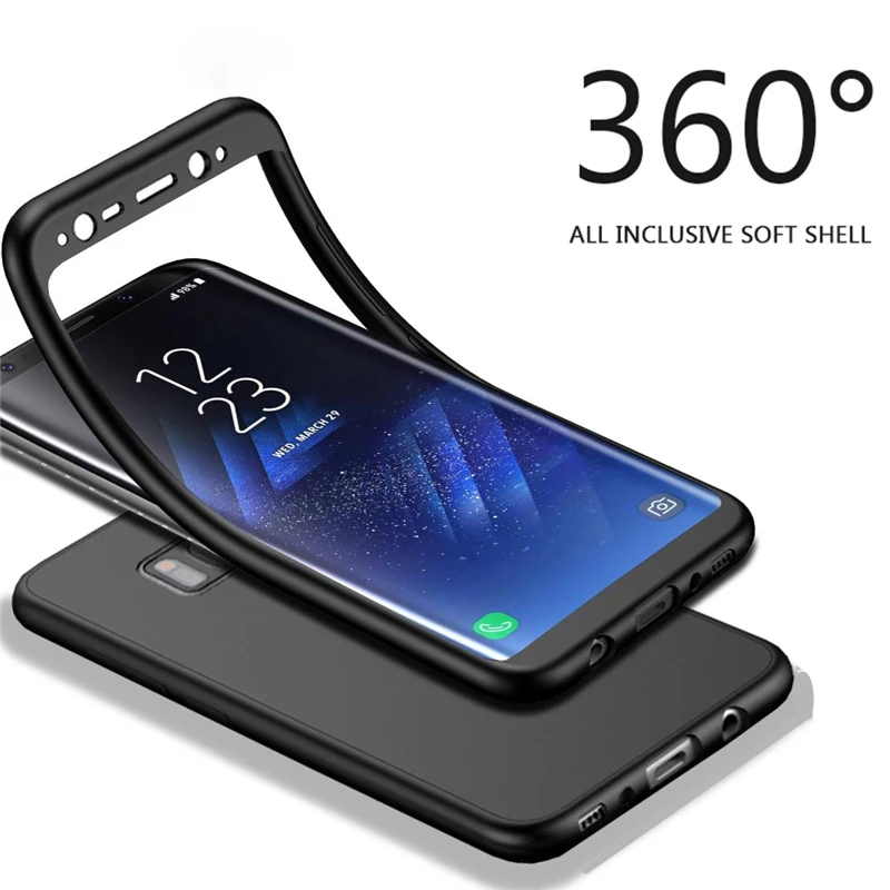 

Soft TPU 360 Degree Case For Samsung Galaxy A50 A70 M20 S10 S10E A6 A8 Plus 2018 S7 S8 S9 Note 8 9 M10 M30 A10 A30 A40 2019 Case