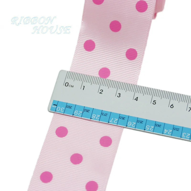 Polka dot grosgrain ribbon deals
