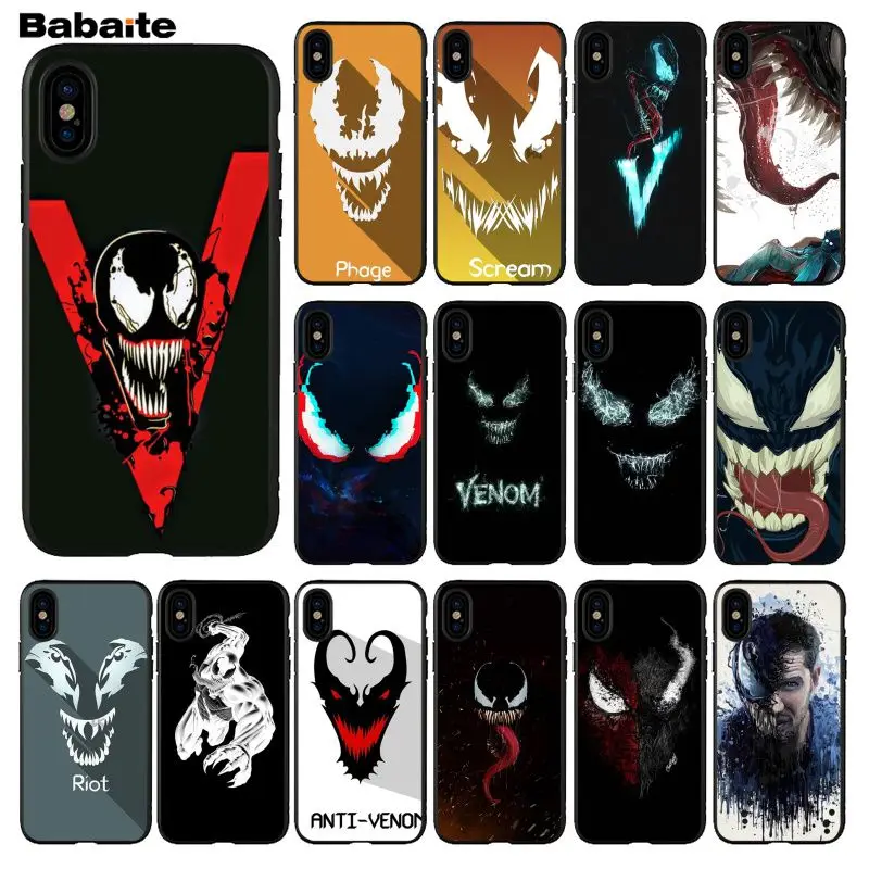 Чехол для телефона Babaite Venom 2018 с рисунком Том Харди из фильма стильный мягкий