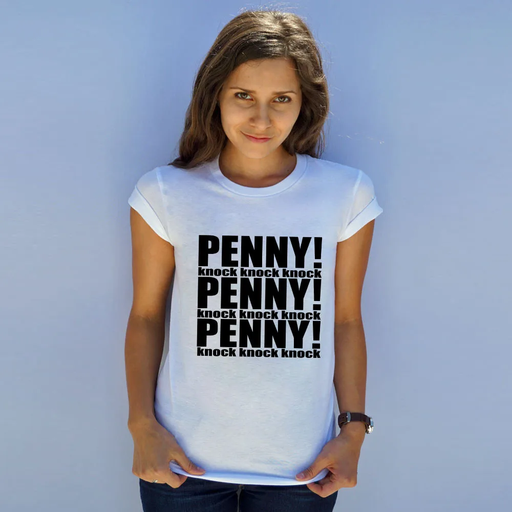 Mujeres Del Verano Camisetas Sheldon Penny The Big Bang Theory