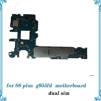 

Replacement dual sim well work Unlocked for Samsung galaxy S8 plus g955fd motherboard 64gb mainboard with chips Logic Board