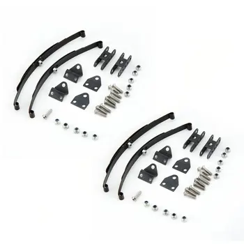 

2/4 Pcs 1/10 Rock Crawler Hard Leaf Spring Suspension Stainless Steel Bar for F350 D90 RC4WD Tamiya Axial Truck