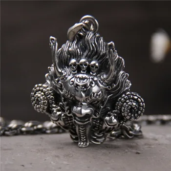 

S925 Silver Pendant retro men's leading Thai silver jewelry pendant