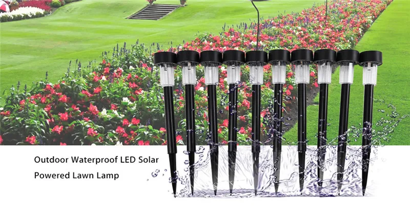 10pcs Solar Power LED Path Light15